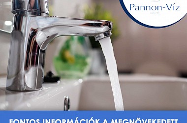 Fontos információk a megnövekedett vízfogyasztás hatásairól